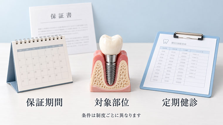 インプラントの保証制度