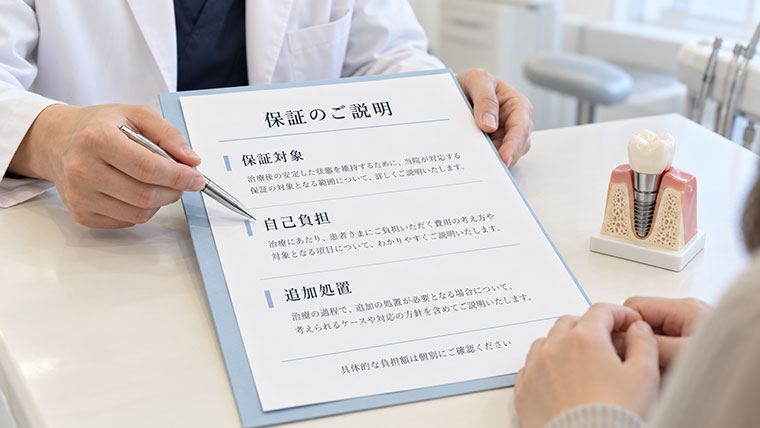 インプラントの保証
