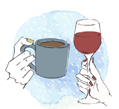 コーヒーや赤ワインが好きな方